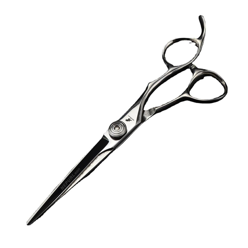 6.0" Naipusen Professional Hairdressing Scissors Set: Notch, Barber, Straight, Bangs, and Thinning Shears.