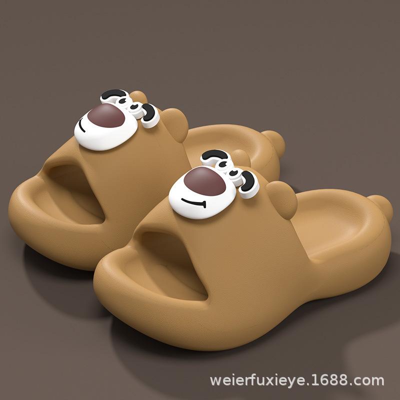 Cartoon children's summer sandals for boys, suitable for indoor and outdoor wear, odor-resistant, non-slip, soft-soled, for older children and