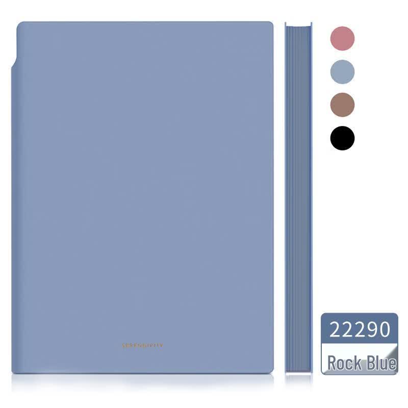 Deli A5 Morandi Leather Notebook