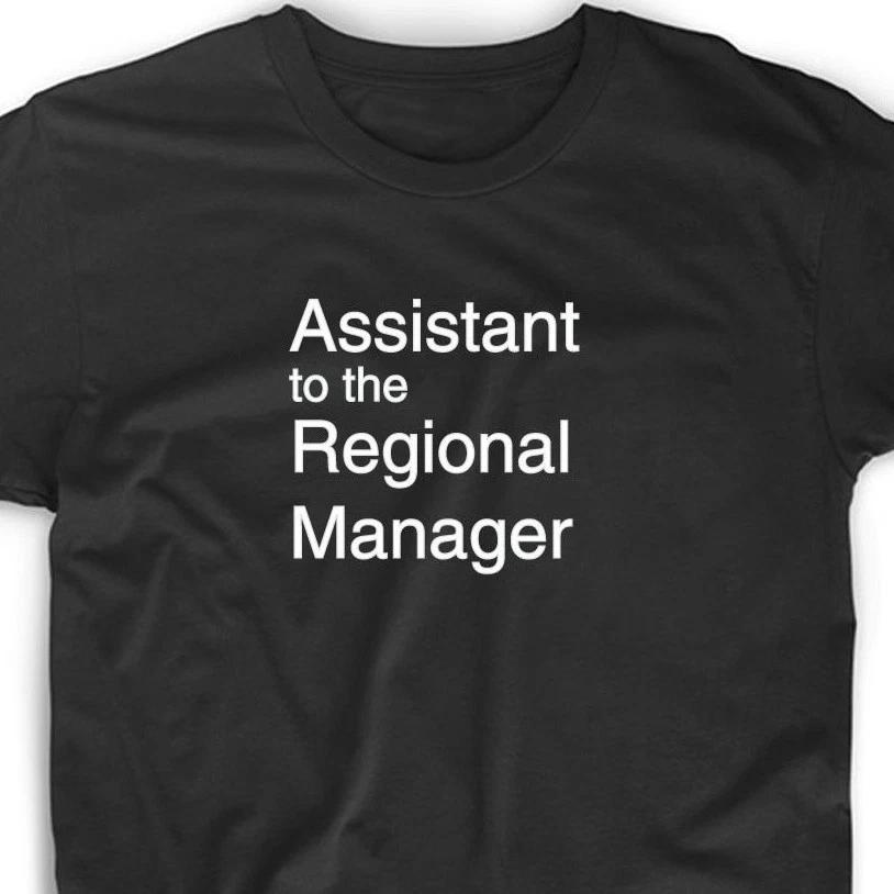 Assistant To The Regional Manager T Shirt Funny Tee Office Tee Cute Gift S