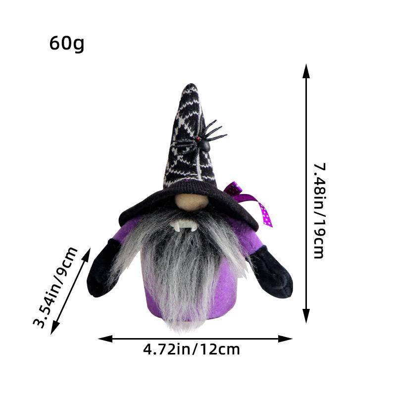 Faceless Vampire & Spider Halloween Decorations