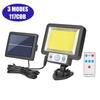 56LED/72/108/117COB Solar Split Wall Lamp 3-mode Outdoor Waterproof Motion Sensor Garden Emergency Street Lamp Remote Control Wall Lamp