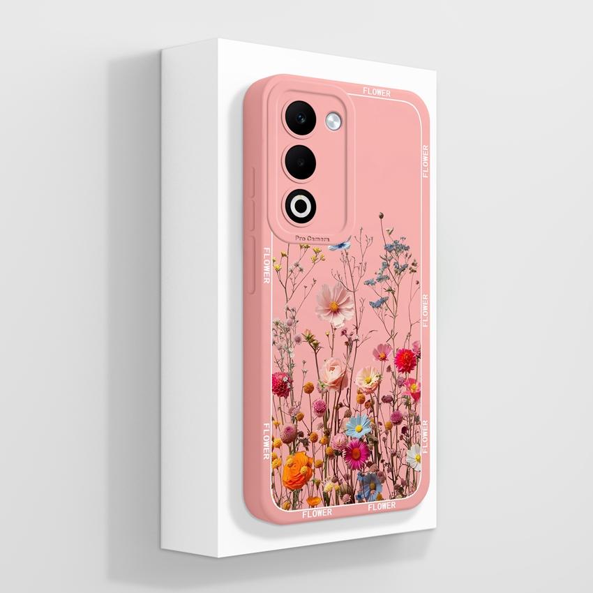 For Oppo A5 A5x A3x Realme C71 C75 Luxury Shockproof Phone Covers Cute Cartoon Cat Pattern Liquid Silicone Anti Slip Protective Shell For Oppo Housing