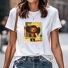 Cheburashka Klassischer Cartoon-Charakter Grafik T-Shirt Unisex Retro Sowjetische Animation Druck Baumwolle