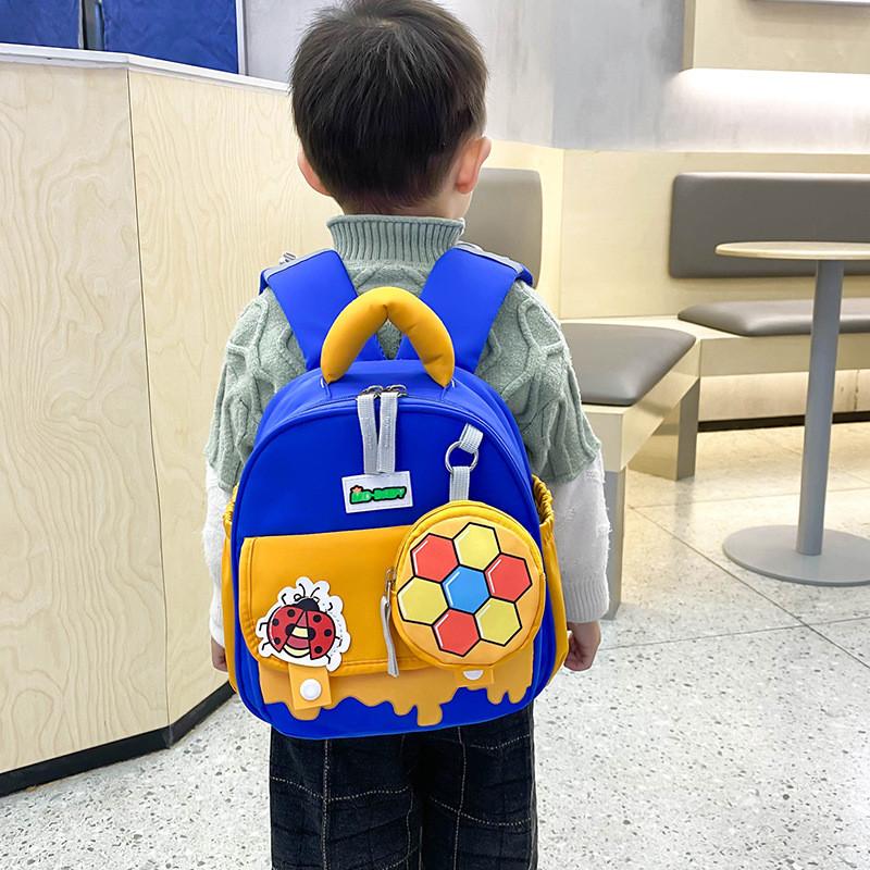 The Frog Prince Cartoon Kids Backpack With Breathable Nylon For Preschool Boys And Girls