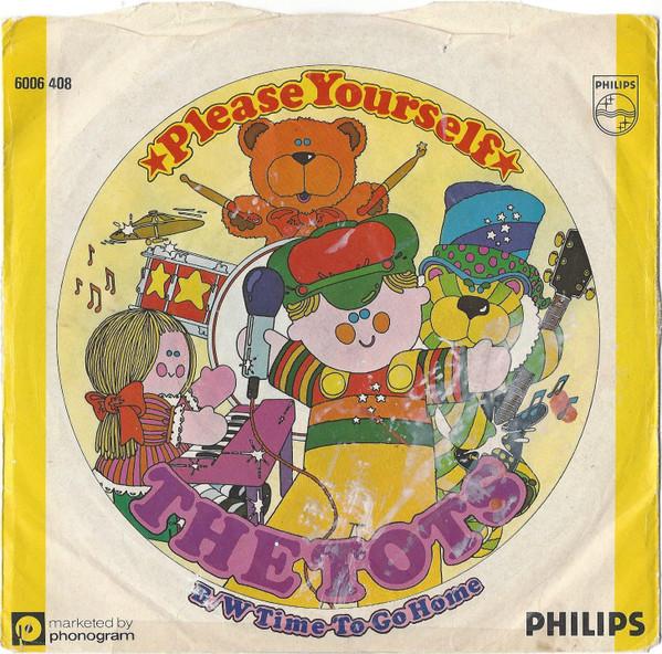 

7inch Record TOTS - Please Yourself B/W Time To Go Home 6006408 Philips 1974 UK Rock Used