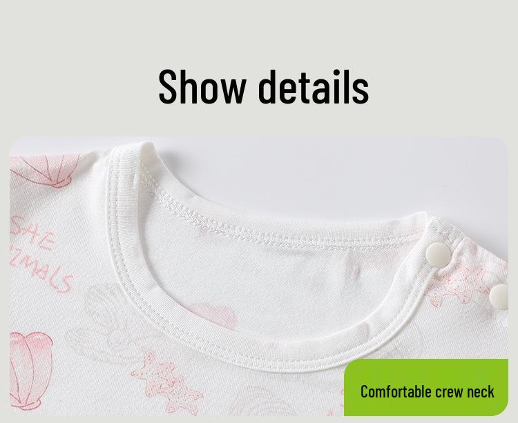 Bamboo Fiber Long-Sleeve Summer T-Shirt for Boys and Girls