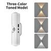 Smart RGB Gradient Night Light Magnetic Motion Sensor USB Rechargeable Wall Mounted LED Lamp For Bedroom Bathroom Closet Garden Home Decor