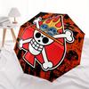 One Piece Logo Automatischer Regenschirm mit Faltfunktion - Reise Regenschirm, Perfektes Geschenk für Geburtstag, Weihnachten a0827023