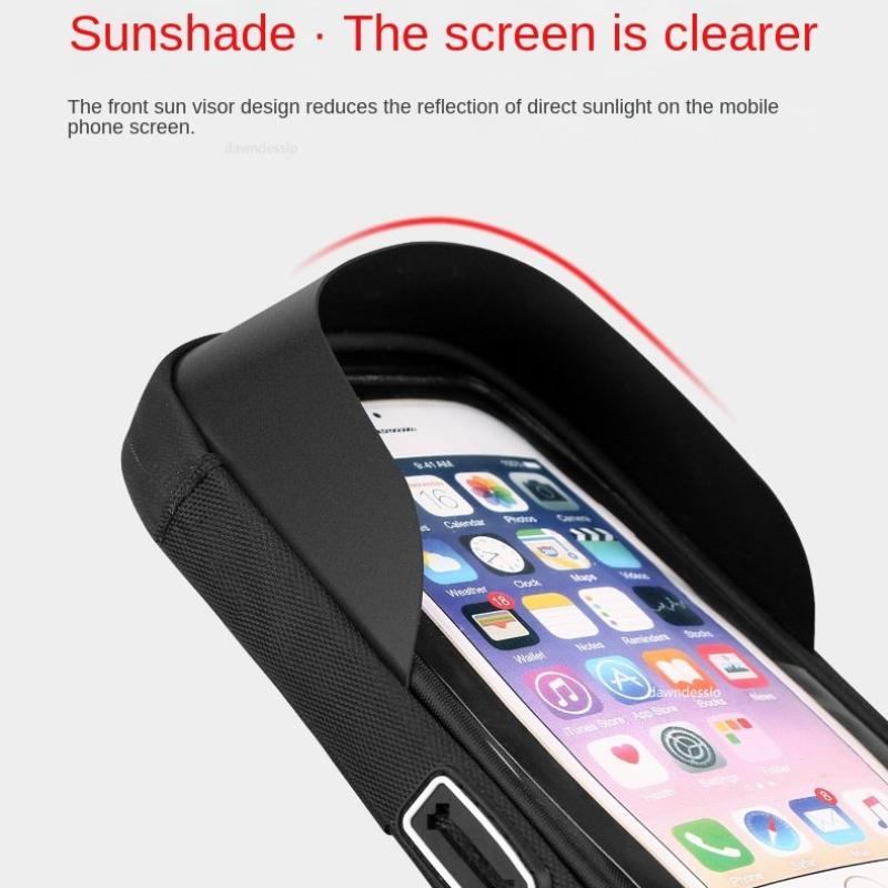 New Bike Mobile Phone Holder Support Handlebar Mount Bag for Samsung iPhone Universal Cell Phone Bracket Stand Bicycle Touch Screen Waterproof Cover