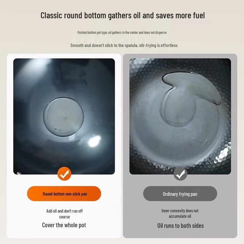 ASD Refined Iron Anti-Rust Wok