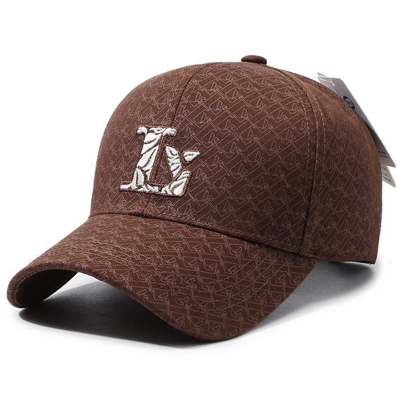 New Baseball Cap Embroidery L Letter Sports Sunscreen Men's and Women's Sun Hats Breathable Versatile Casual Cap
