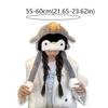Cartoon Penguin Ear Moving Hat Kawaii Thickened Fluffy Pullover Hat Windproof Solid Color Warm Lei Feng Cap Autumn/winter