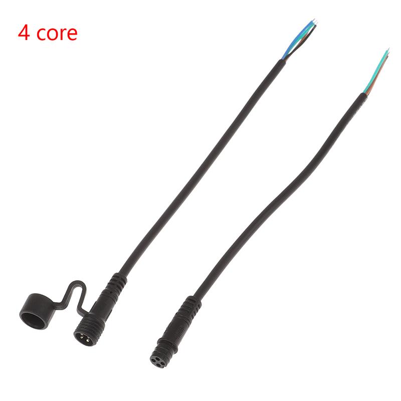 2/3/4/5/6/7/8 Pin Industrial Male And Female Socket Plug Circular Power Connector Waterproof Plug Outlet With Dust Cover Black
