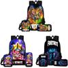 Fortnite Schultaschen-Set Hohe Kapazität Verschleißfest Atmungsaktiv Perfekt für Teenager