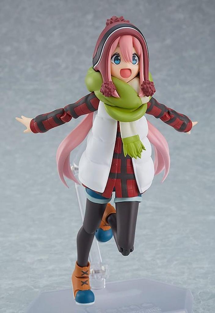 figma Camp Nadeshiko Kagamihara DX Edition ABS PVC Painted Movable Figure Laid-Back Non-Scale &