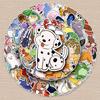 100 Cute Animal Doodle Stickers - Perfect for Decorating Water Bottles, Phones, and Suitcases