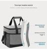 Large Waterproof Insulated Picnic and Lunch Bag with Ice Pack