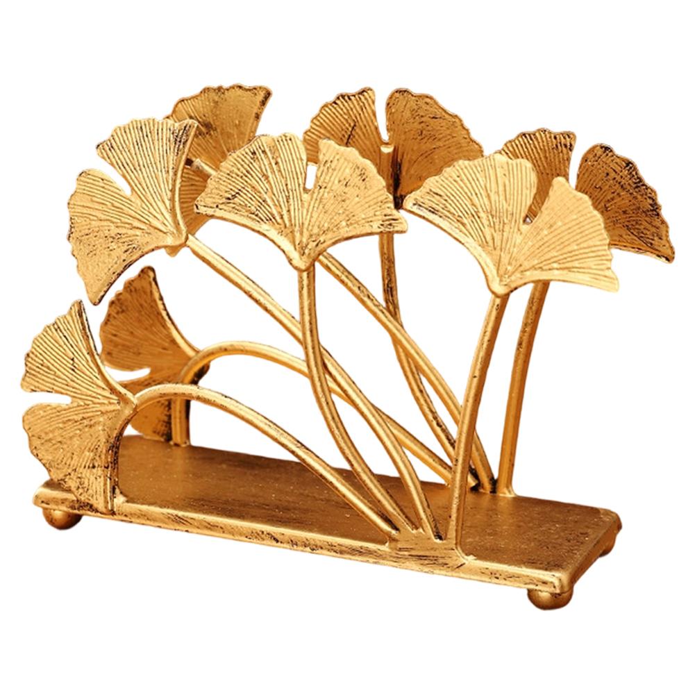 

Multi Space Iron Leaf Paper Towel Holder for Home Kitchen Office and Hotel Front Desk with For Stylish Green Gold Sliver Finish золотой