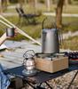 Boundless Voyage Titanium Camping Kettle for Camping Coffee Outdoor Camping Includes Storage Bag Ti3128D Kettle, Barbecues, 1.5L Capacity, Kettle,