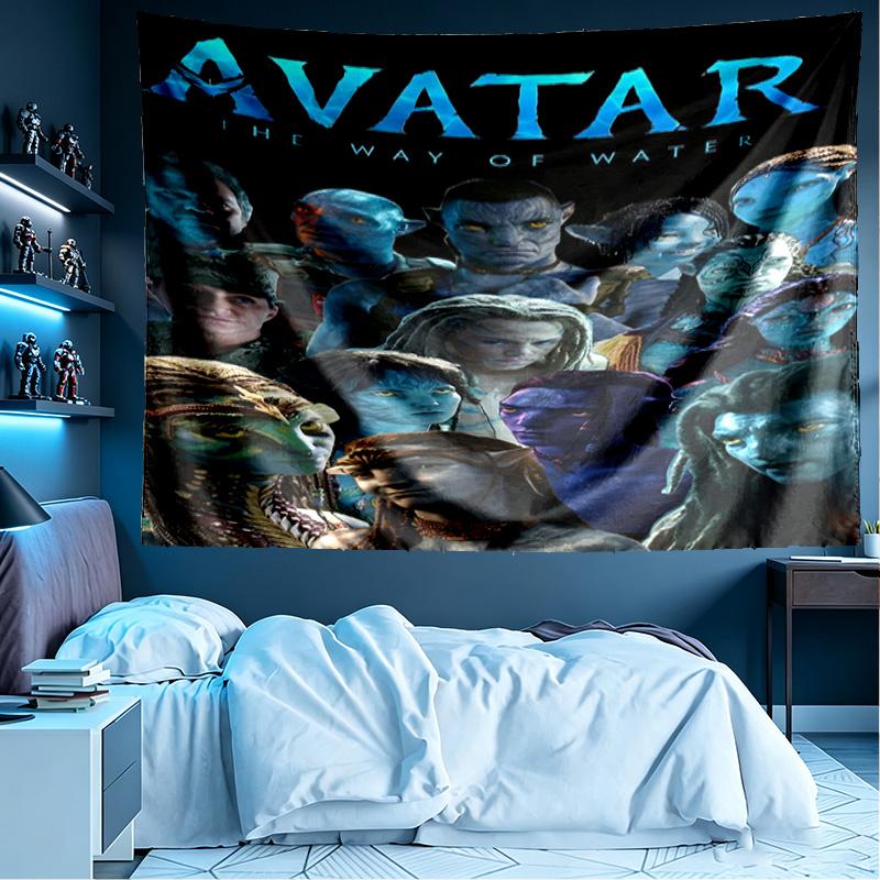 Arazzo con Stampa Avatar, Leggero da Appendere a Parete, per Camera da Letto, Dormitorio, Soggiorno, Decorazione Artistica per la Casa - Regalo di Compleanno o Natale per Amici