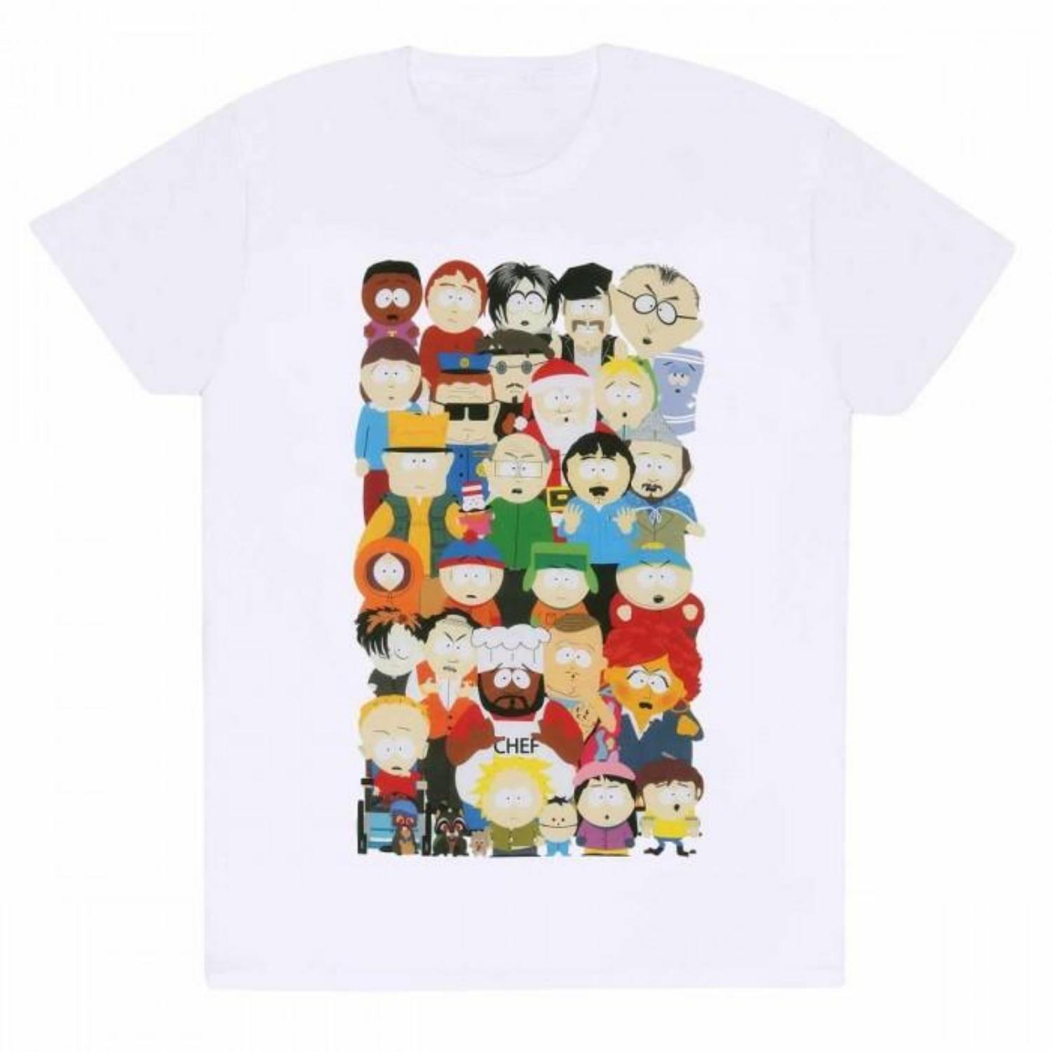 Унисекс Взрослая футболка South Park Городская группа S