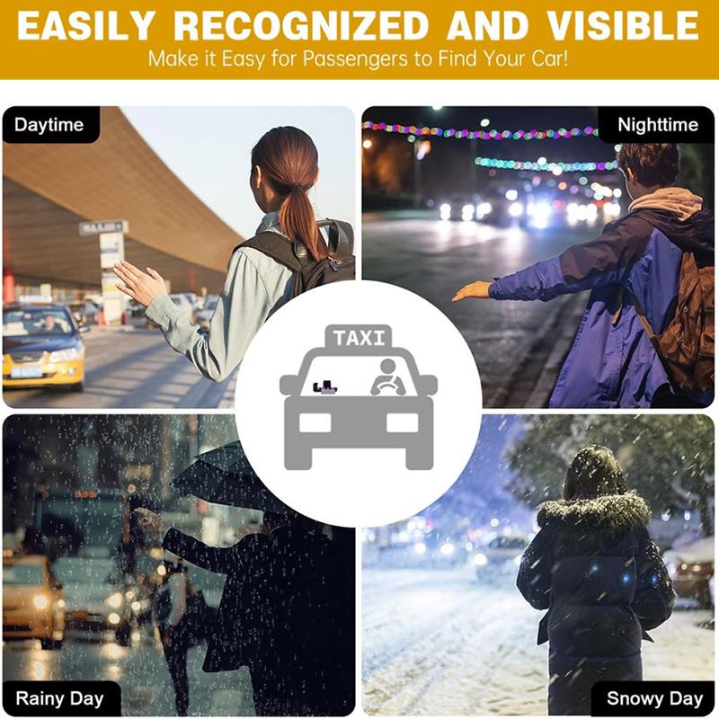 Led Light Sign For Car Taxi Windshield Light Sign Usb Car Led Sign With Suction Cups Scrolling Led Display Board Control