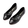2025 automne nouvelle mode chaussures simples pour femmes à semelle souple en cuir souple chaussures Doudou polyvalentes à col bas chaussures de mère plates antidérapantes