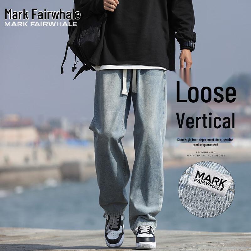 Mark Fairwhale Men's Loose Straight Jeans