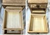 [USED]Aizu Yamago Paulownia Wood Maki-e (Lacquer Art) "Hana-temari" Mini Chest / Small Cabinet / Accessory Box – 2-Drawer Unit – Paulownia Craftwork