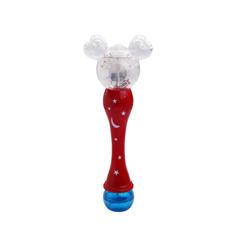 

Girl Led Bubble Wand With Music And Light For Kids Outdoor Play красный