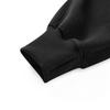 Skechers Solid Color Half-Zip Stand Collar Loose Knit Casual Sports Sweatshirt Women sweatshirt Carbon-Black P124W005-0018