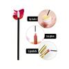 50 Stück Einweg-Lipgloss-Applikatoren, Professionelle Make-up-Werkzeuge für Wimpern und Lippen, Augenbrauenbürste, Lipgloss-Applikator für Beauty-Werkzeug