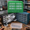 Mehrschubladen-Teilebox Wandmontierbare Kombinations-Werkzeugkiste Bausteine Schraubenaufbewahrungsbox Werkzeugorganizer