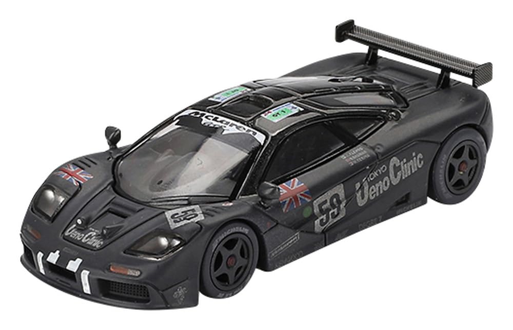 MINI GT Scale McLaren F1 GTR Le Mans 24 Hours 1995 Winning Car Weathered Paint Finished Model 1/64 #59 J.J.Lehto/Y.Dalmas/M.Sekiya MGT00870-L