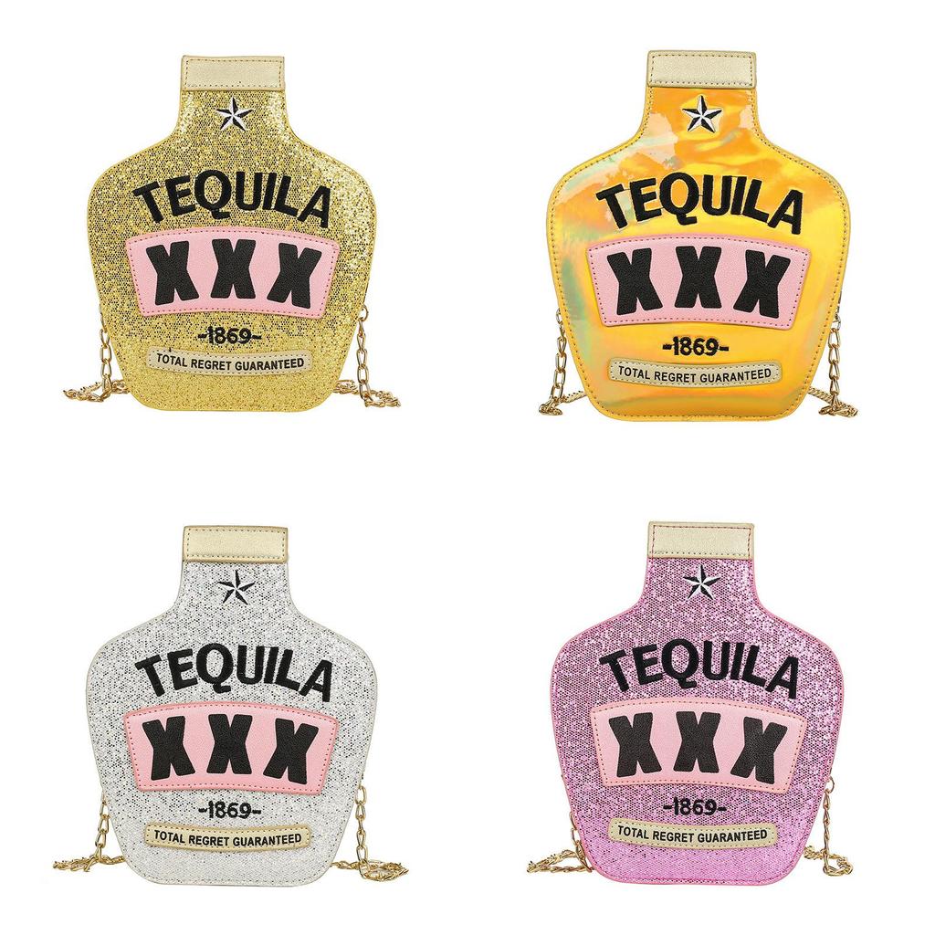 Street Style Sequin Shoulder Bag With Reflective Laser Material For Party Fashion