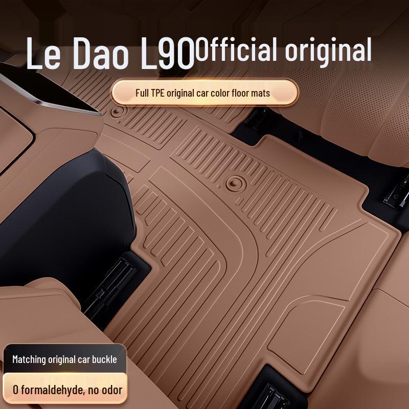 LeDao L90 Floor Mats TPE 2025 Model for Six-Seater & Seven-Seater Cars - Custom Interior Carpet Mats