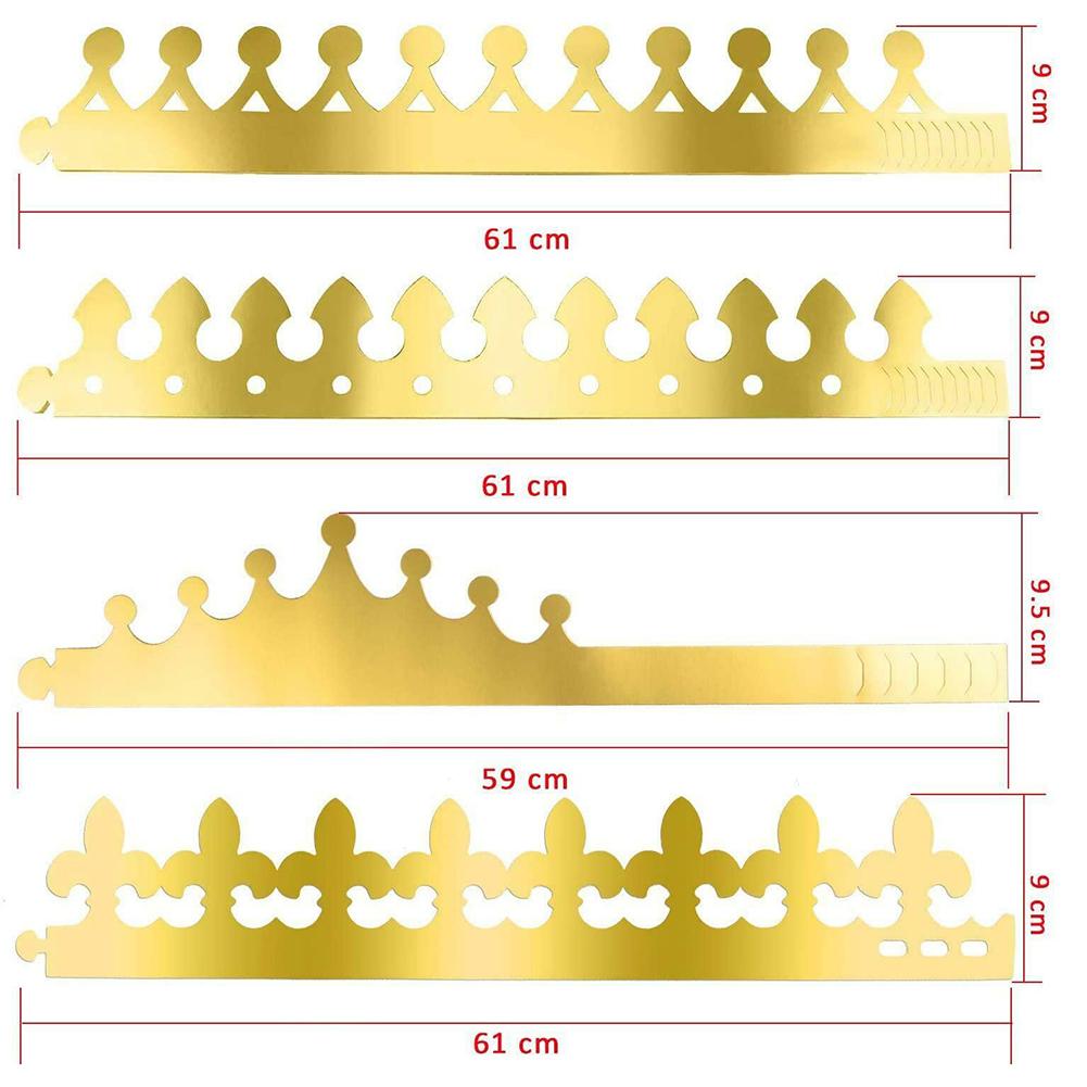 Party Hats King Crown Party Hats 4Styles Brand-new
