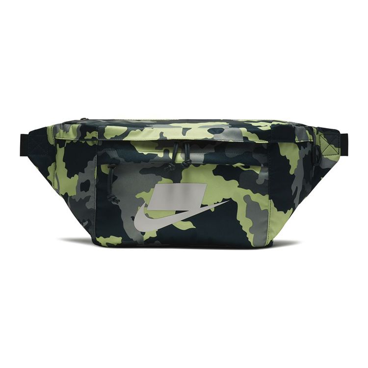 Nike Trendy Sports Multi-Functional Zipper Waist Bag Unisex Waist Bag Camouflage-Green BA5795-372 Camouflage Green