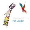 Wooden Hamster Parrot Pet Bird Colorful Climbing Ladder Suspension Bridge Birds Toy