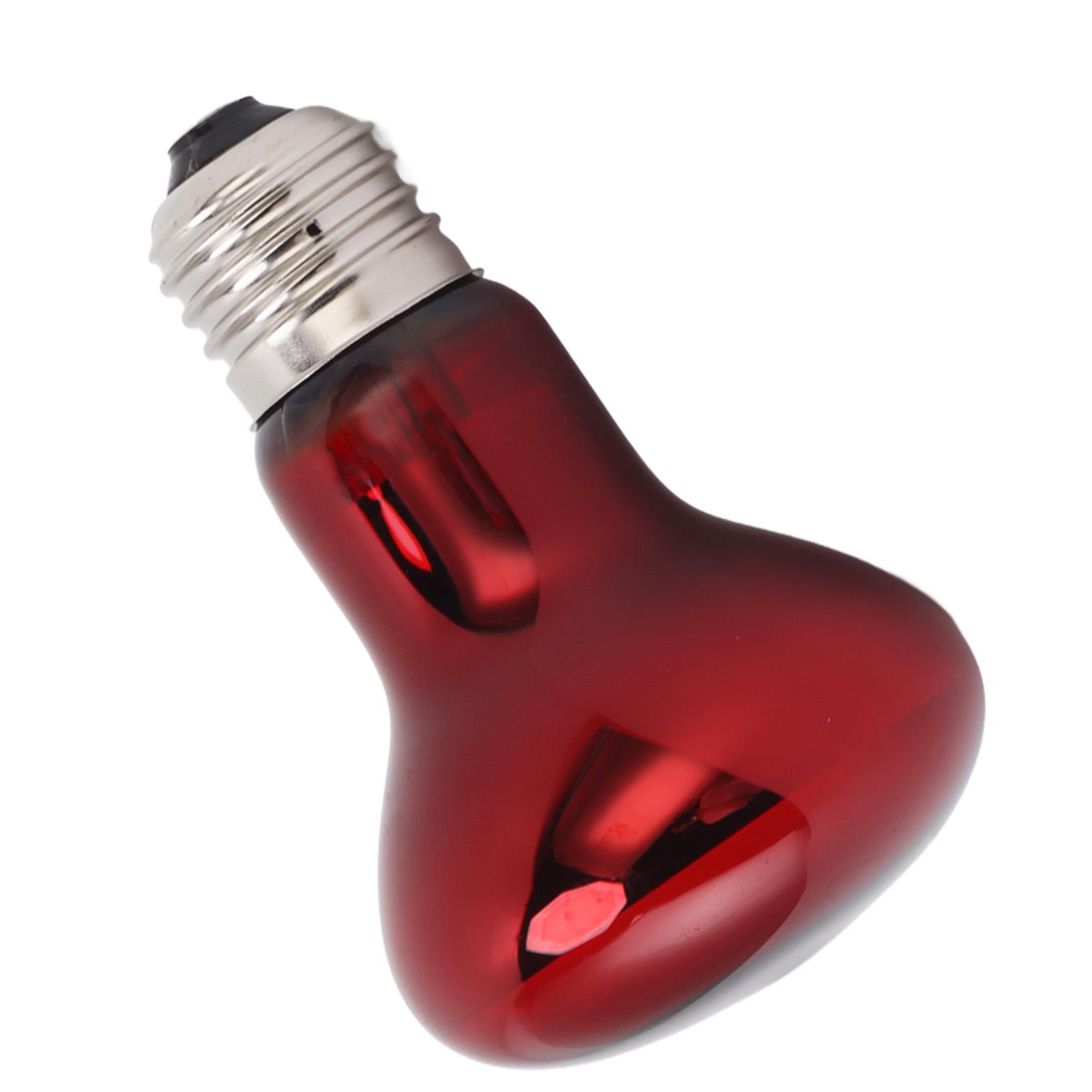 

Reptile Heat Lamp Bulb E27 UVA Amphibian Basking Day and Night Heating Light Bulb for Bearded Dragon Lizard 220 to 240V 50W 32KG 0.23A