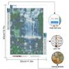 5D Diamond Painted Waterfall, Full Diamond Mosaic Landscape, Diamond Embroidery, Natural Scenery