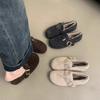 Autumn Winter Women Casual Flat Shoes 2026 Fashion Retro Comfort Warm Plush Slip on Female Cotton Shoes Moccasins Soft Loafers