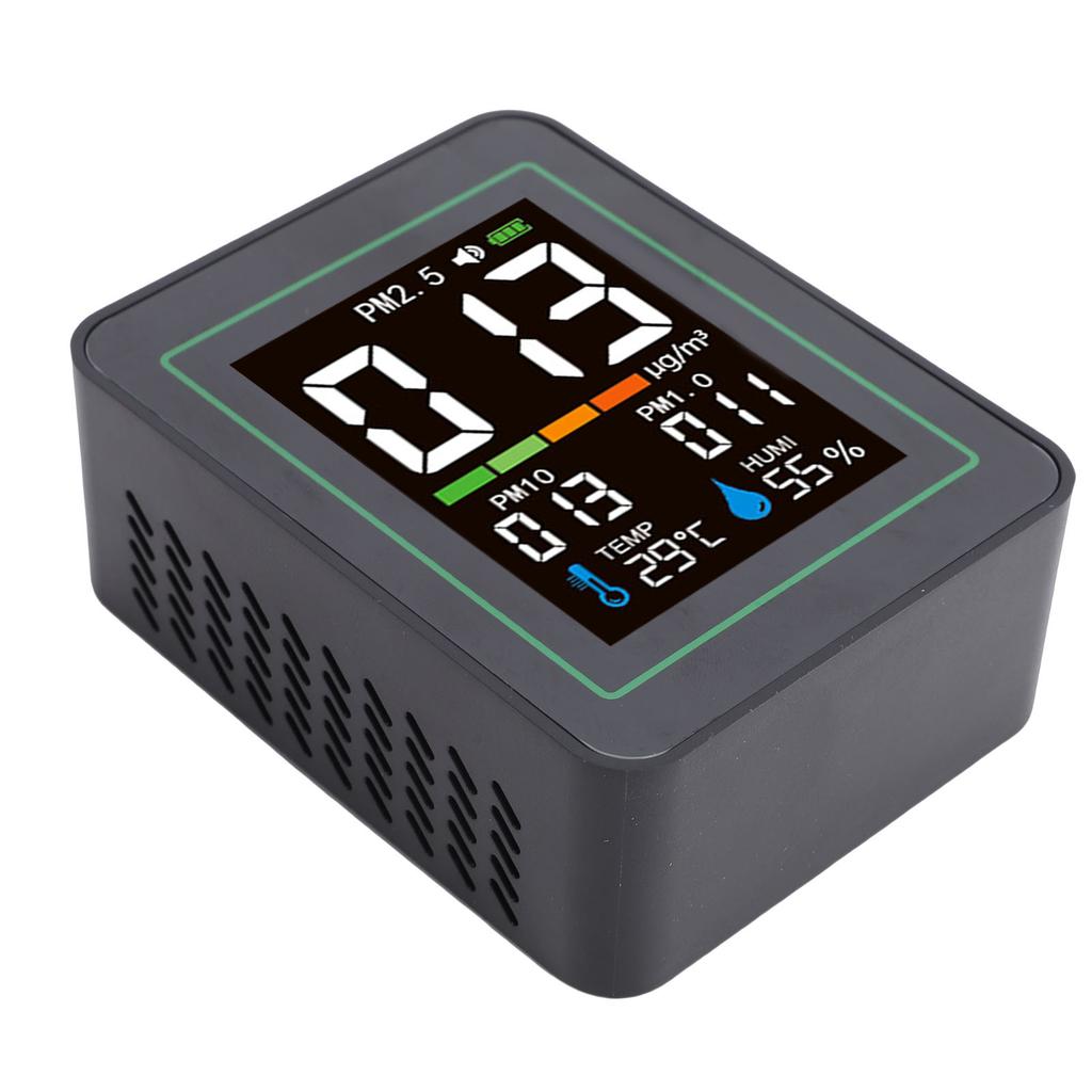 5 in 1   Quality Detector Real Time Monitoring PM2.5 PM10 PM1.0 Temperature Humidity Tester for   Industrial Laboratory