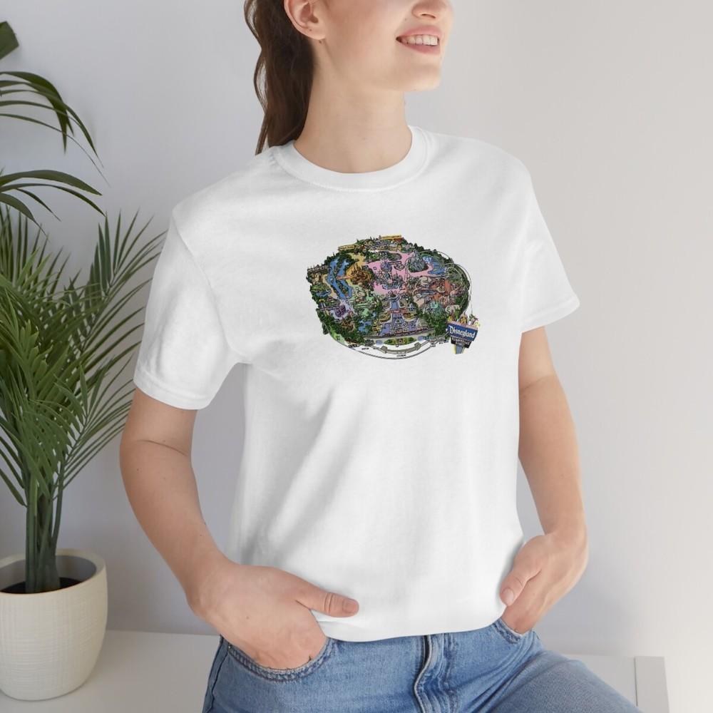 Tee Disneyland park map Unisex T-Shirt S