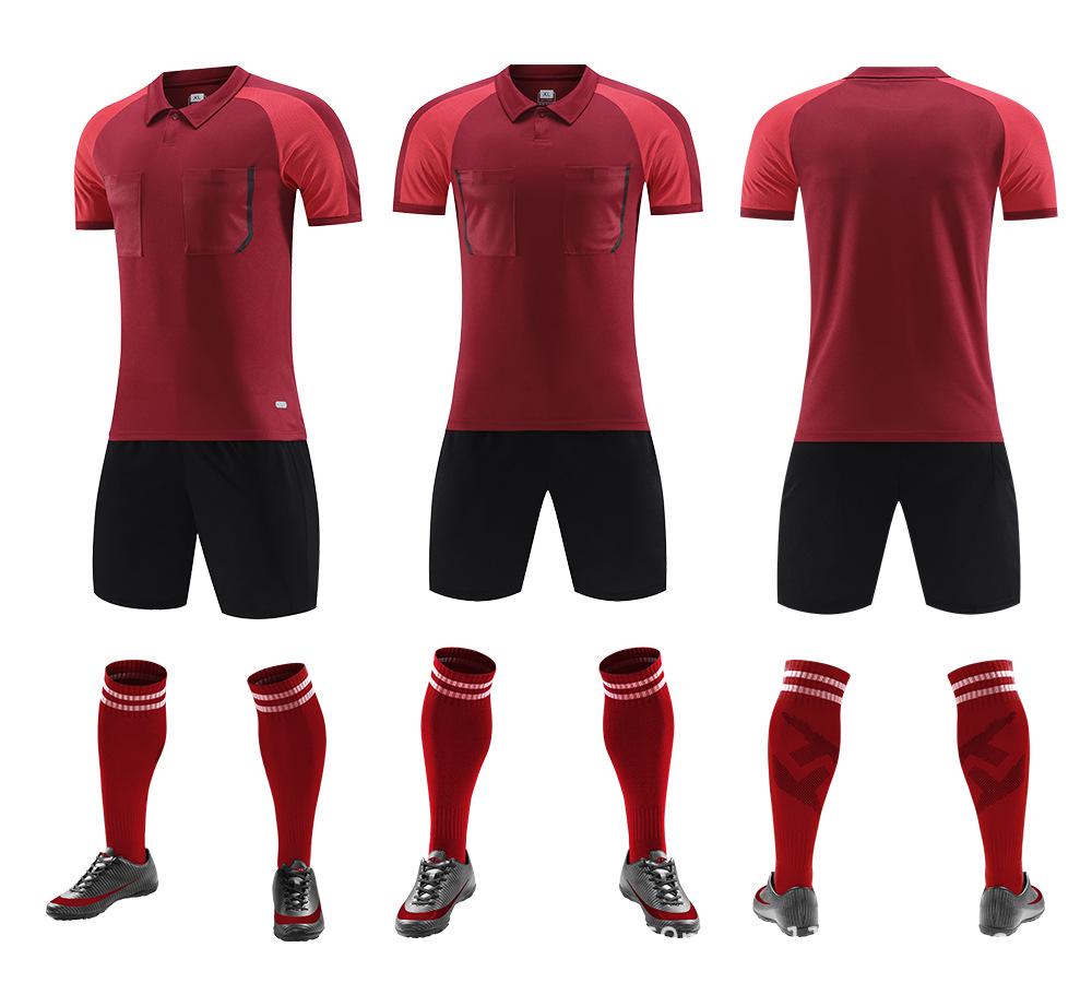 

Unisex Slim-fit Printed Football Referee Uniform - Adult Student Team Competition Set 3XL