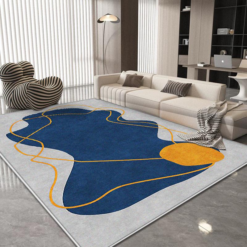 Large Area Living Room Carpets Modern Home Sofa Side Coffee Tables Non-slip Rug Easy Cleaning Cute Room Décor Bedside Soft Mat