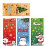 Cartoon, Four In One, Christmas Candy Packaging Bag, Santa Claus Gift Bag, Biscuit Flat Mouth Bag, OPP