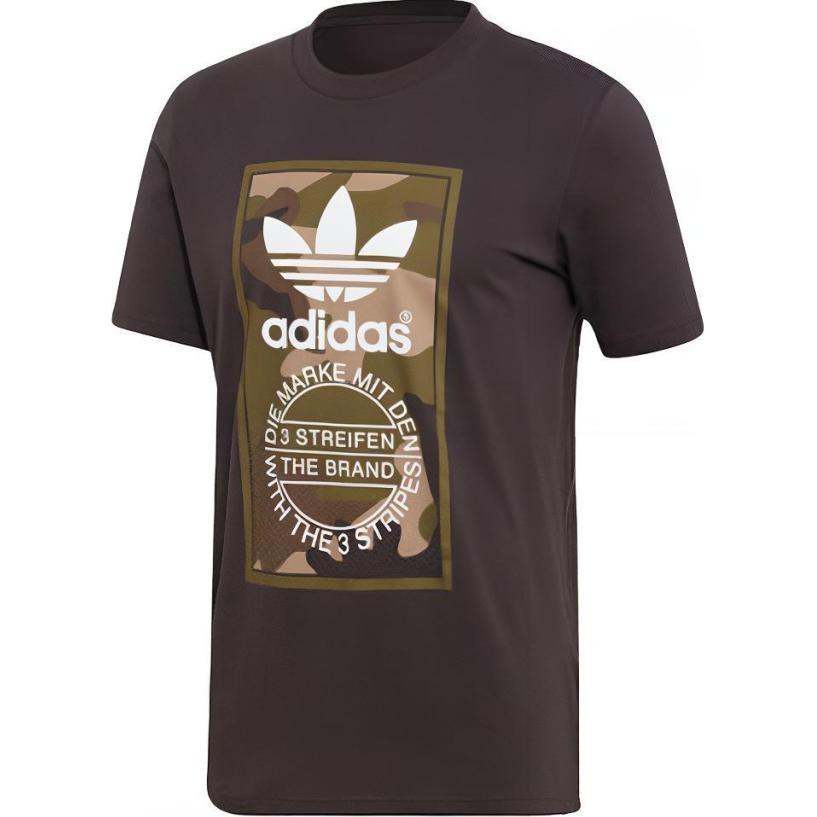 adidas Originals Camo Tee Grey Men s DV2060 S