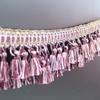 1M High-end European Double Tassel Trim Pendant  Upholstery Curtain Decor Double Layer Fringe Lace Trim For Diy Sewing Craft